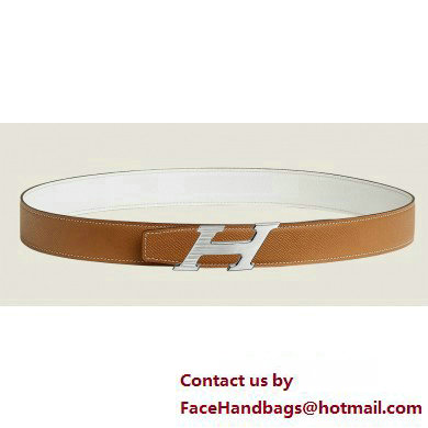 Hermes H Speed belt buckle & Reversible leather strap 32 mm 01 2023